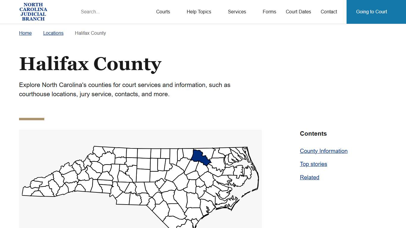 Halifax County | North Carolina Judicial Branch